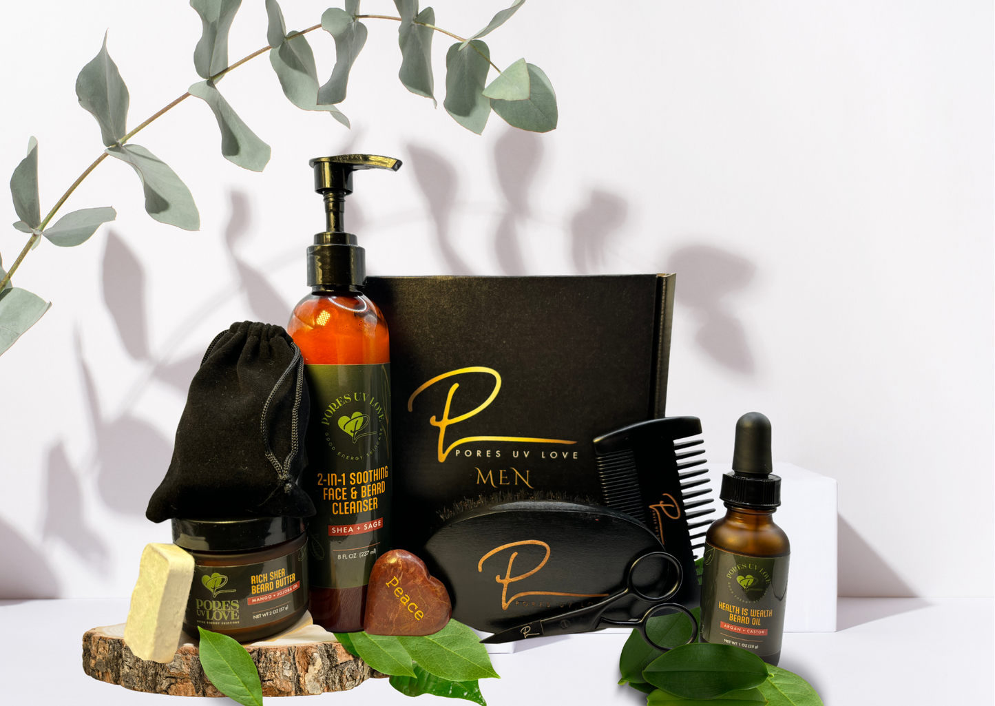 Kit de cuidado de barba